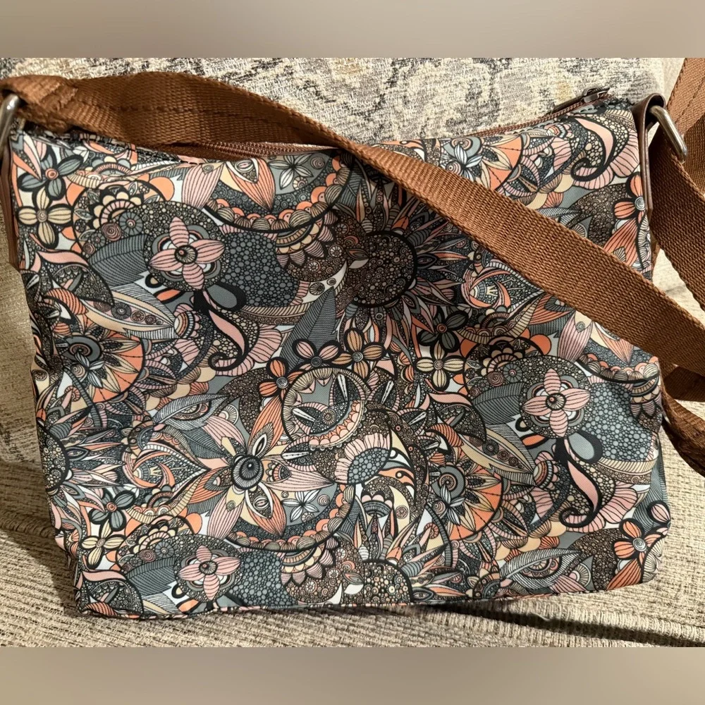 Sakroots Crossbody Bag + Wallet Set Boho Floral Print Adjustable Strap BNNU - Picture 3 of 14